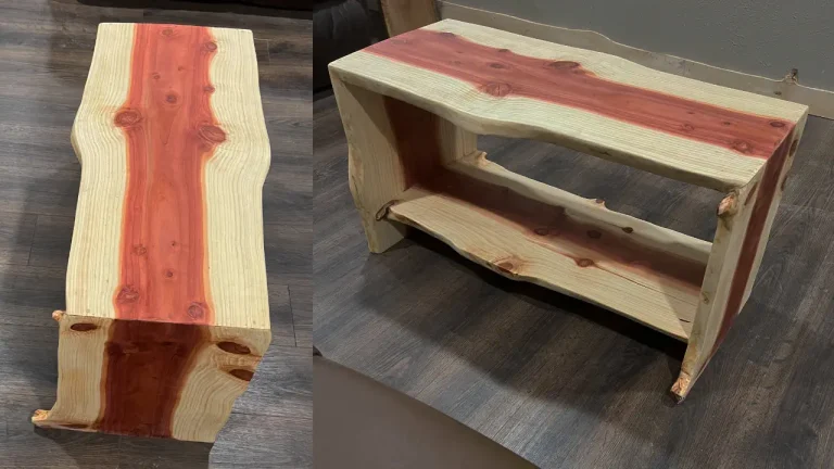 Live Edge Redwood Coffee Table