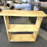 Pine Bookcase in Livingroom setting
