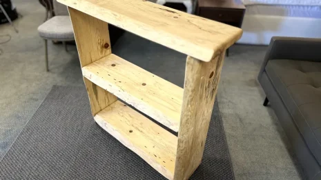 Pine Bookcase in Livingroom setting