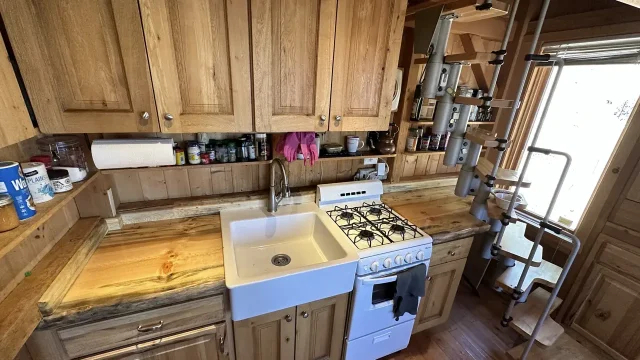 kitchen counter installed in our customer's hone