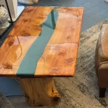 Green river coffee table in a livingroom setting