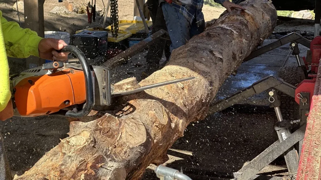 milling logs