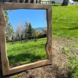 Pine Mirror Live edge In