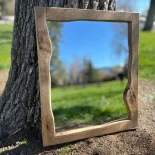 Pine Mirror Live Edge In