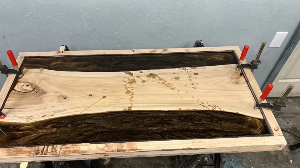 Black Copper Eucalyptus Coffee Table