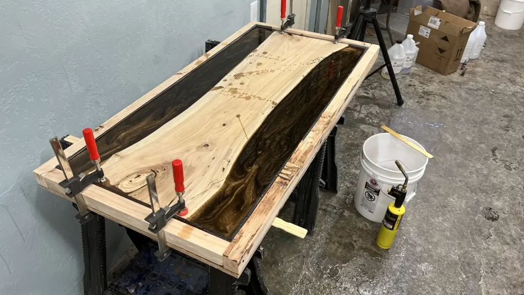 Black Copper Eucalyptus Coffee Table