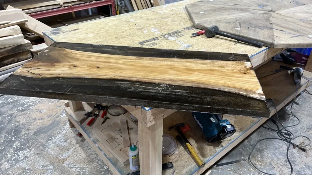 Black Copper Eucalyptus Coffee Table