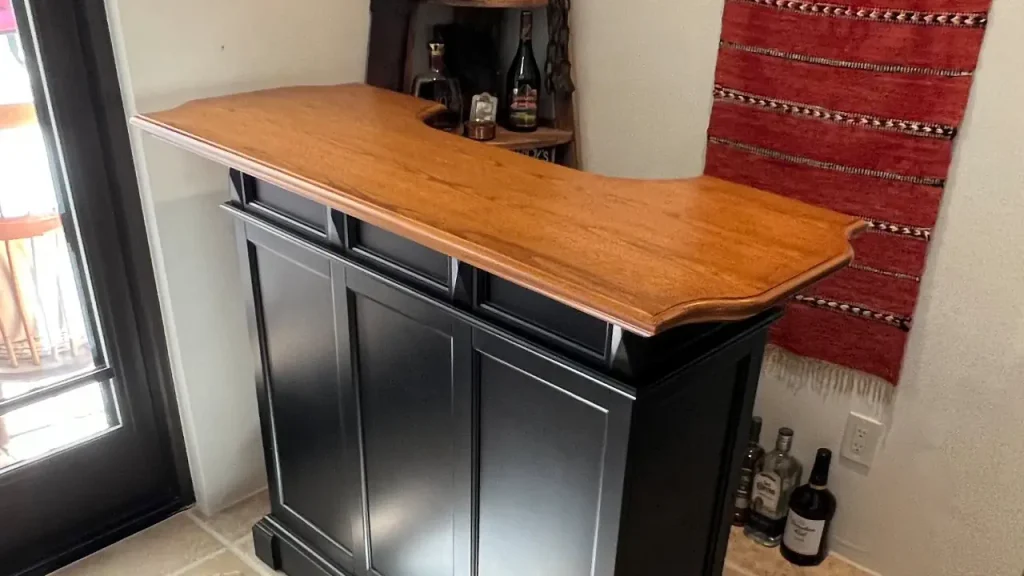 customers old Bartop before installation of new replacement