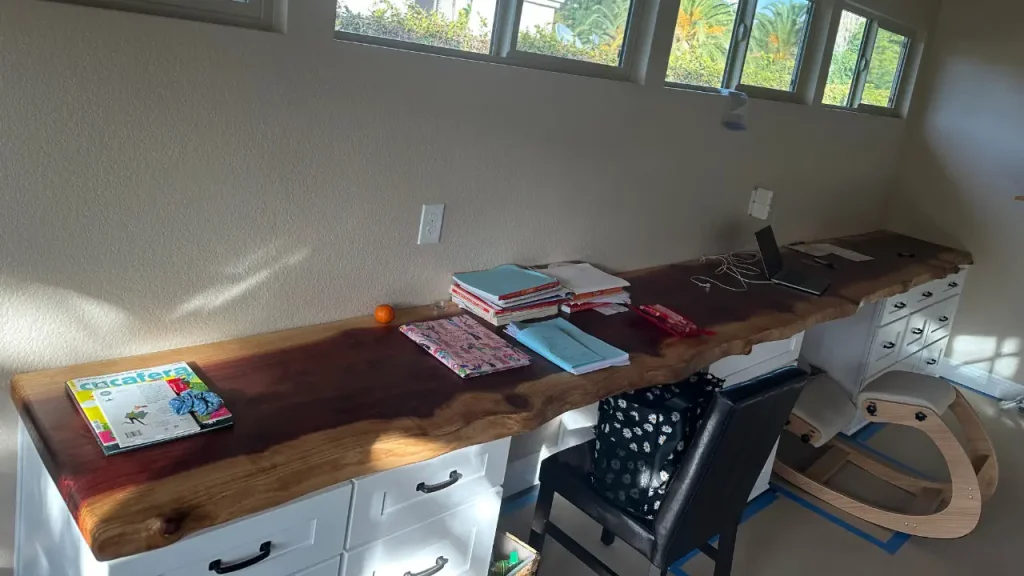 18 foot desktop in home office