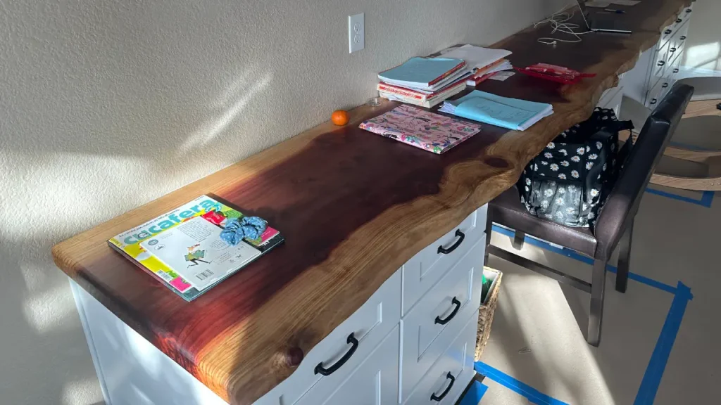 18 foot desktop in home office