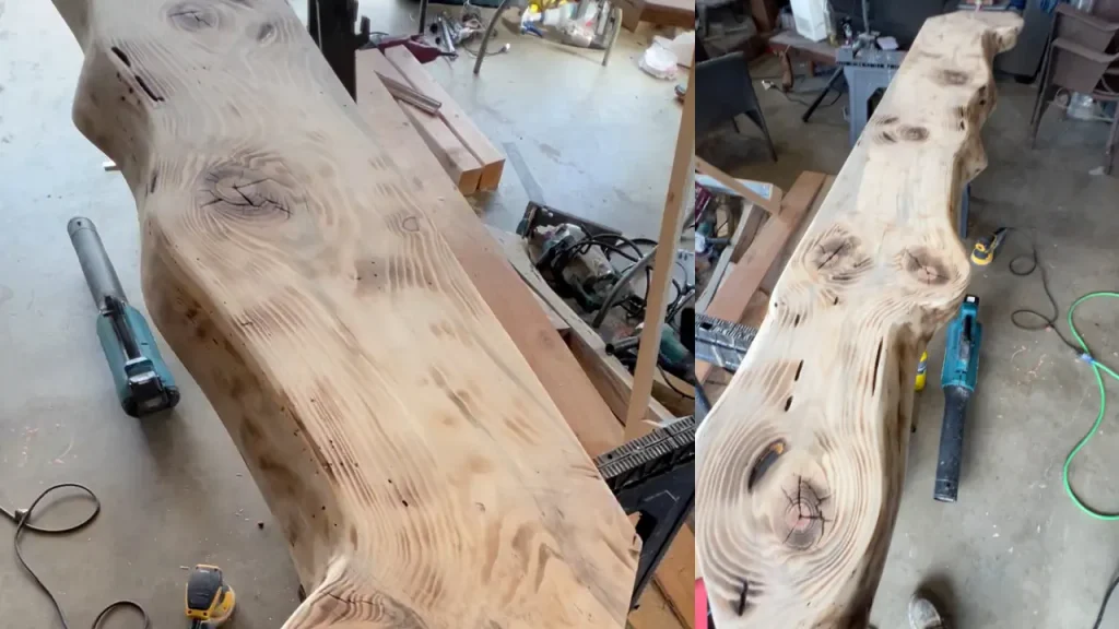 The finished mantle is now ready for its resin coating