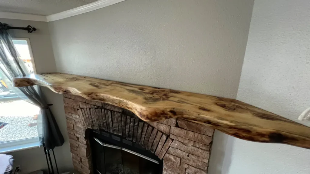 new mantle just installed in customers houise