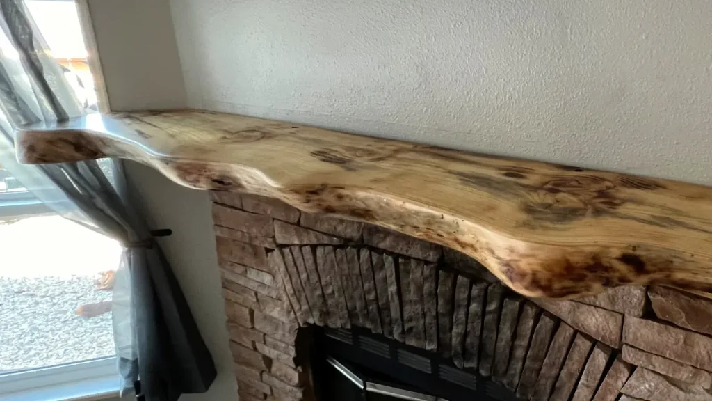 new mantle just installed in customers houise