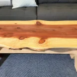 Redwood Coffee Table in livingroom