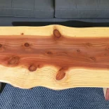 Redwood Coffee Table in livingroom