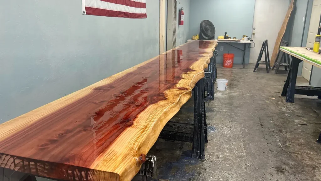 18 foot desktop in home office