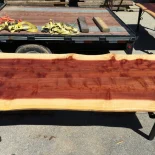 Redwood Live Edge Dining Table
