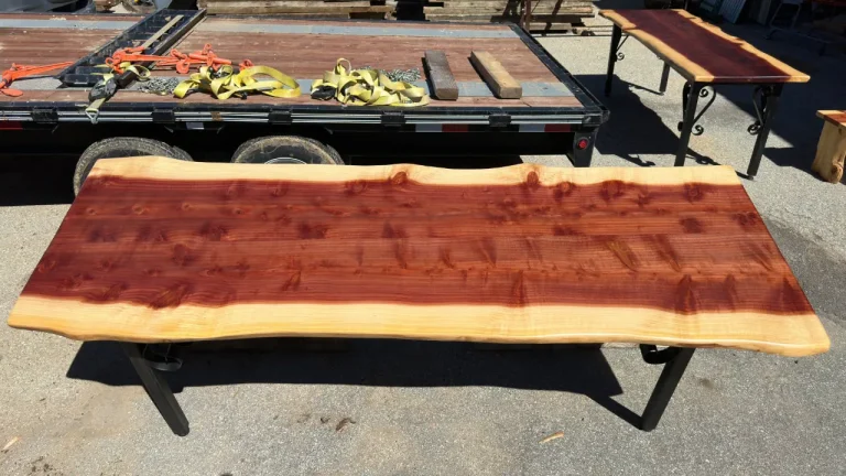 Redwood Live Edge Dining Table