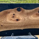 Eucalyptus Black Resin Charcuterie Board with Handles