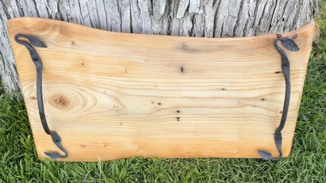 Pine Charcuterie Board with handles