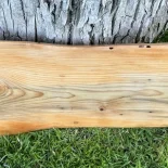 Pine Live Edge Resin Finished Charcuterie Board