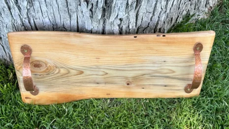 Pine Live Edge Resin Finished Charcuterie Board Pine Live Edge Resin Finished Charcuterie Board