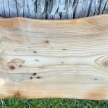 Pine Live Edge Resin Finished Charcuterie Board