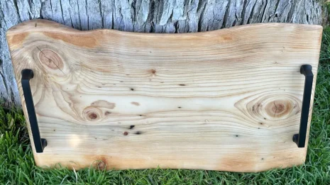 Pine Live Edge Resin Finished Charcuterie Board Pine Live Edge Resin Finished Charcuterie Board