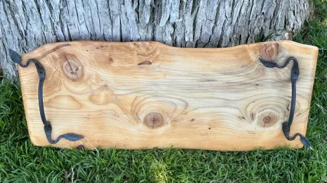 Pine Live Edge Resin Charcuterie Board