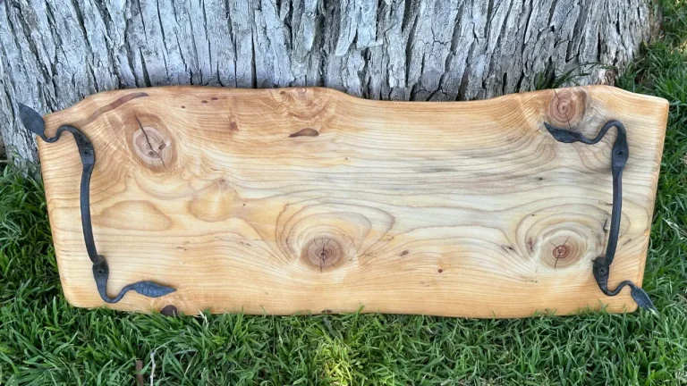 Pine Live Edge Resin Charcuterie Board