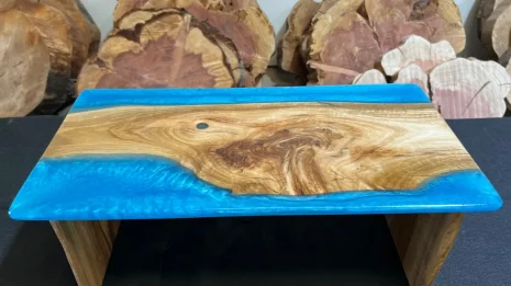 Teal Lap Tray with foldable support
