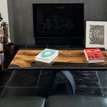 Black Copper Eucalyptus Coffee Table at Customer's House