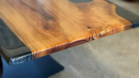 Eucalyptus Black Resin Coffee Table Eucalyptus Black Resin Coffee Table