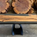 Eucalyptus black resin Coffee Table
