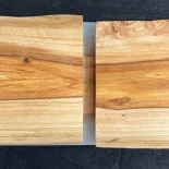 Eucalyptus Lap Tray with white resin legs folded