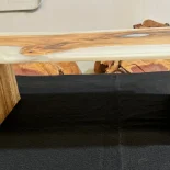 Lap Table Eucalyptus White Resin
