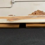 Lap Table Eucalyptus White Resin
