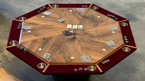 Oak Poker-Card Table Oak Poker-Card Table