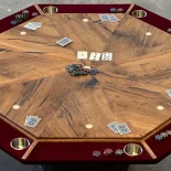 Oak Poker-Card Table
