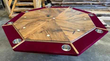 Oak Poker Card Table Oak Poker Card Table