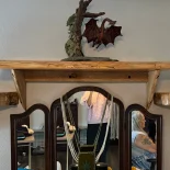 Custom Pine Blue River Shelves