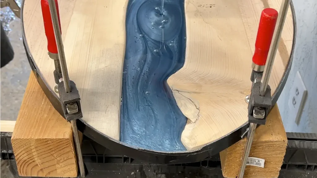 Pine Blue River Door Insert