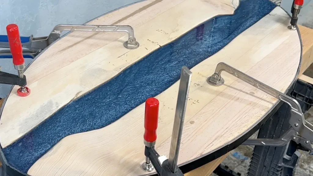 Pine Blue River Door Insert