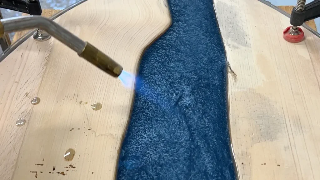 Pine Blue River Door Insert