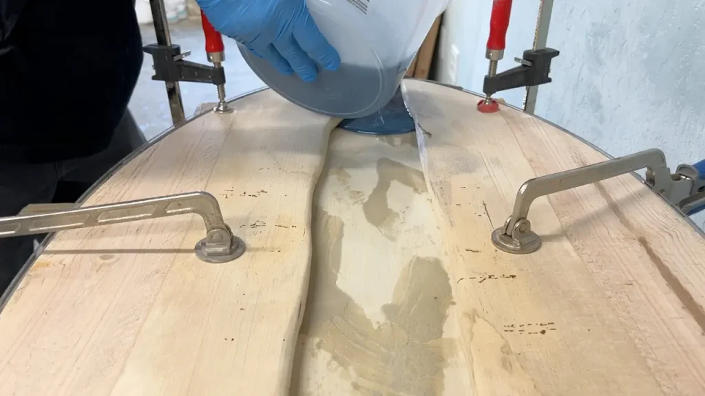 Pine Blue River Door Insert