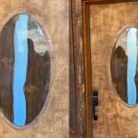 Pine Blue River Door Insert