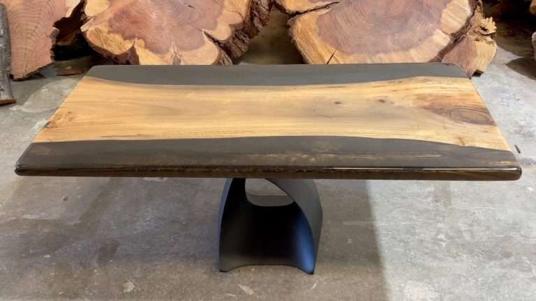Black Copper Eucalyptus Coffee Table