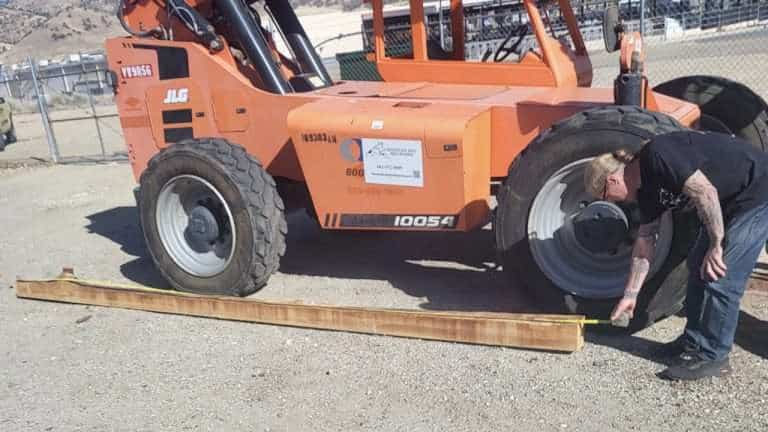 16 Foot Beam Being Measured