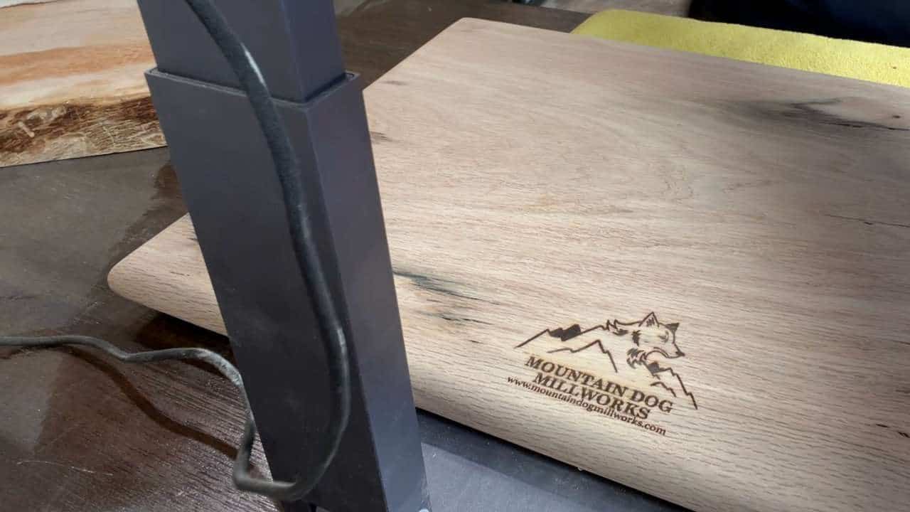 Mountain Dog Millworks Laser Burn Logo
