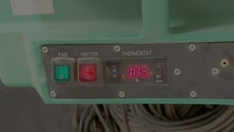 Thermostat Set at 106 degrees